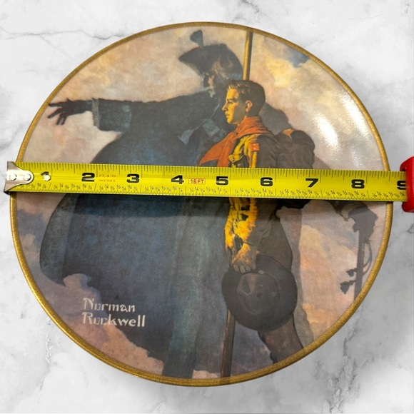 Norman Rockwell Decorative Plate - Picture 4 of 5